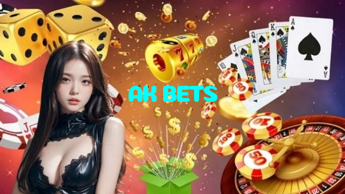 AK BETS casino presented on mobile device in Pakistan with slots and live games
